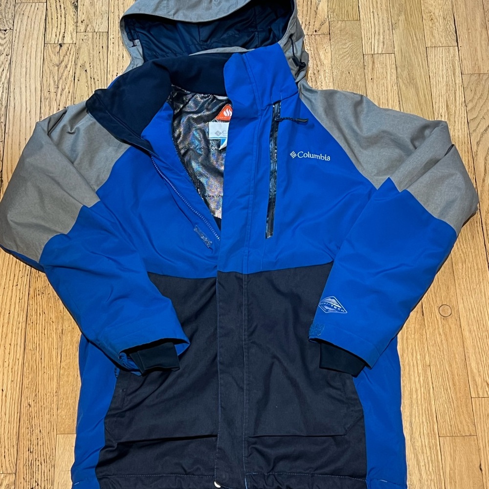 Columbia Blue and Gray Outdoor Jacket